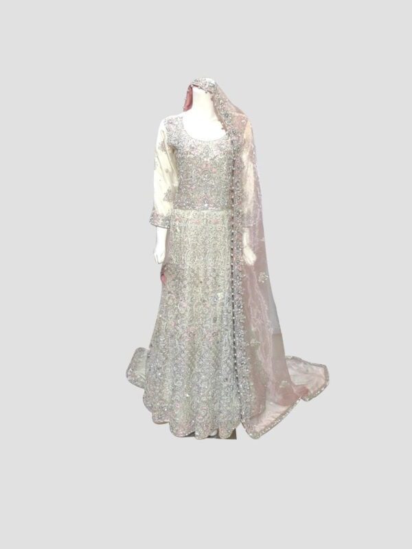 White Walima Bridal Maxi – Elegant Wedding Dress