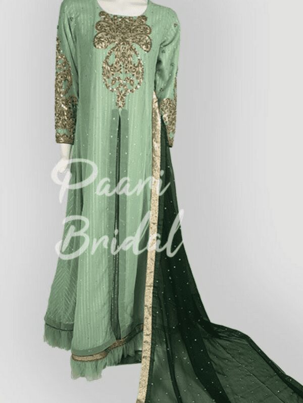 Elegant Upper Maxi with Dupatta Contrast & Inner Banarsi