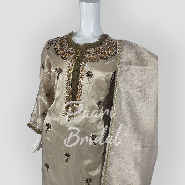Elegant Organza Mehsori Softy Silk Eid Dress - Image 2