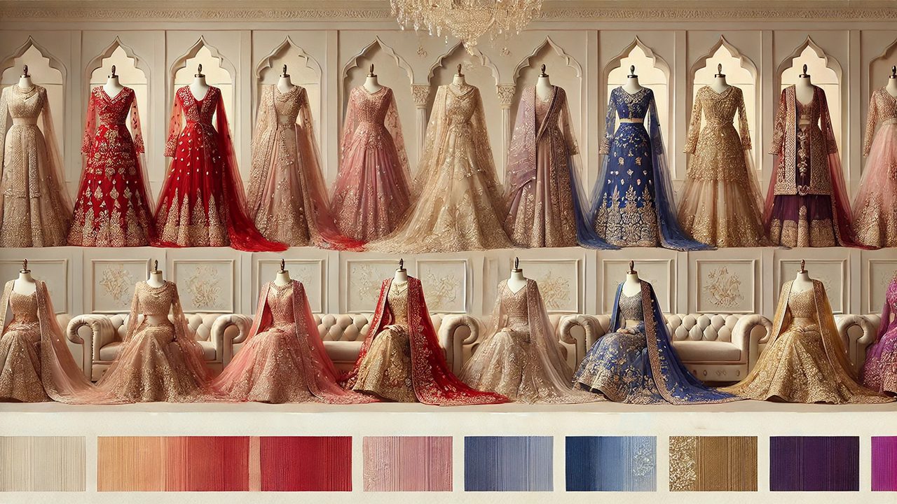 Popular Colors for Pakistani Wedding Dresses