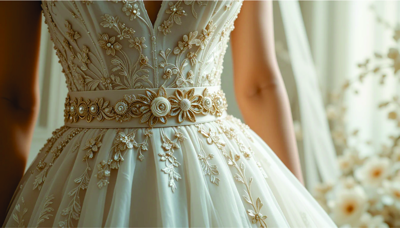 The Magic of Bridal Sashes and Belts: Elevate Your Wedding Dress