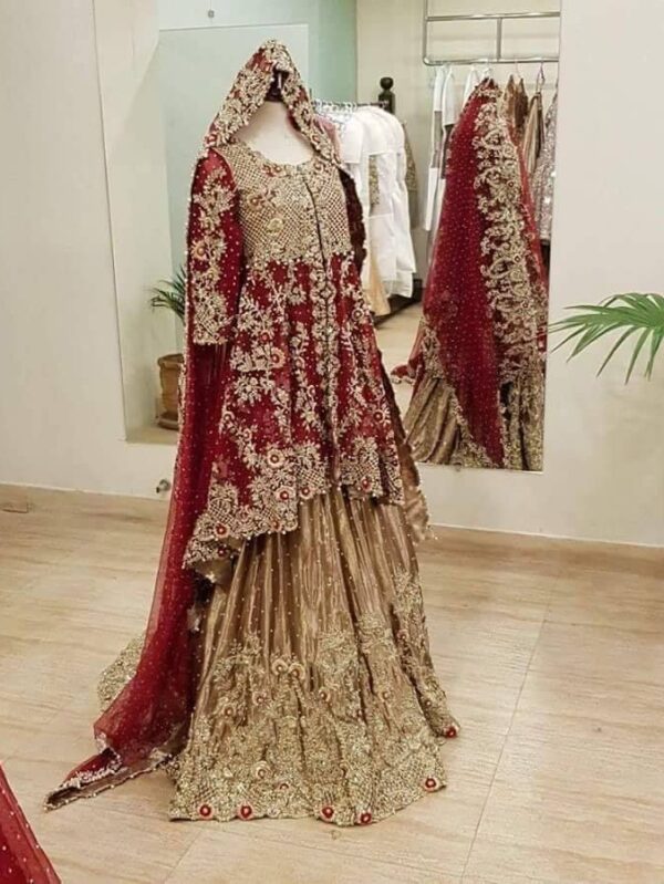 Regal Red & Gold Bridal Lehenga – A Timeless Masterpiece for Your Big Day