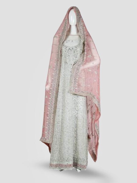 Pearl Pink Serenity Bridal Maxi – A Walima Dream Dress!