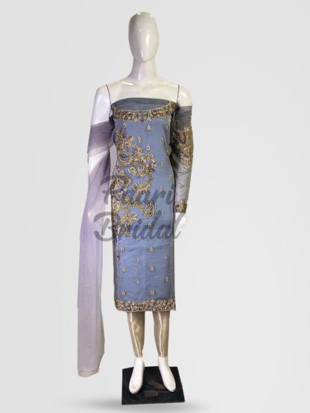 Classic Grey Airline Dress for Timeless Elegance