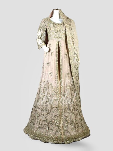 Peachy Charm Walima Maxi – A Bridal Dream Dress!