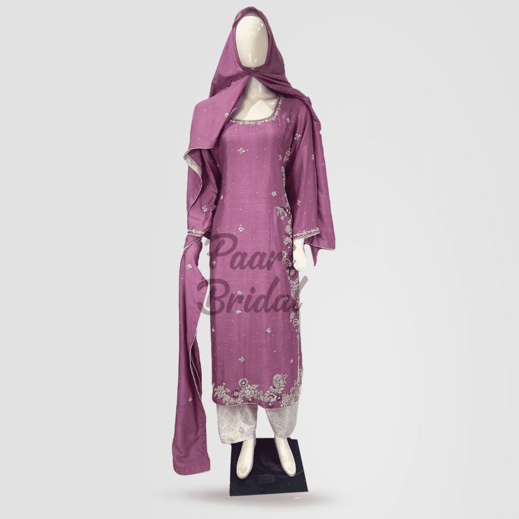 Pinkish Purple Paradise Cove Party Wear Dress