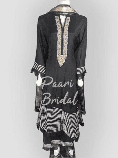 Black Suit with Handwork Embroidery - Eid Special