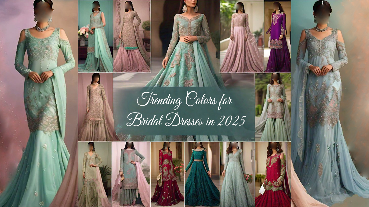 Trending Colors for Bridal Dresses in 2025