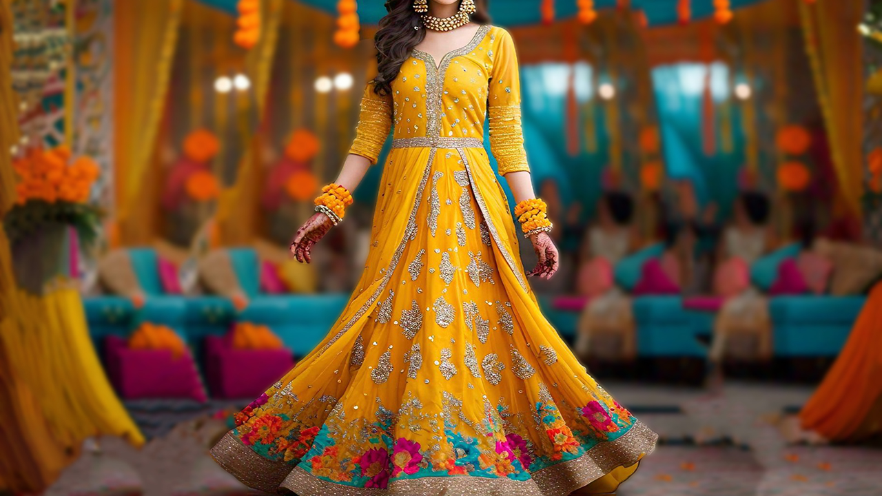 Chic Mehndi Outfit