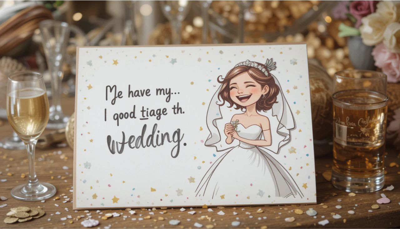 Funny Wedding Wishes for Your Sister