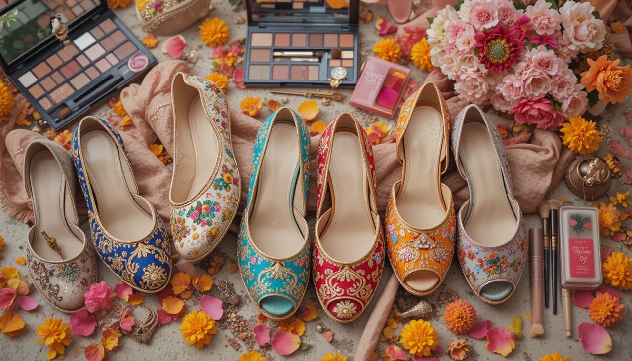 7. Don’t Forget the Footwear & Makeup Magic