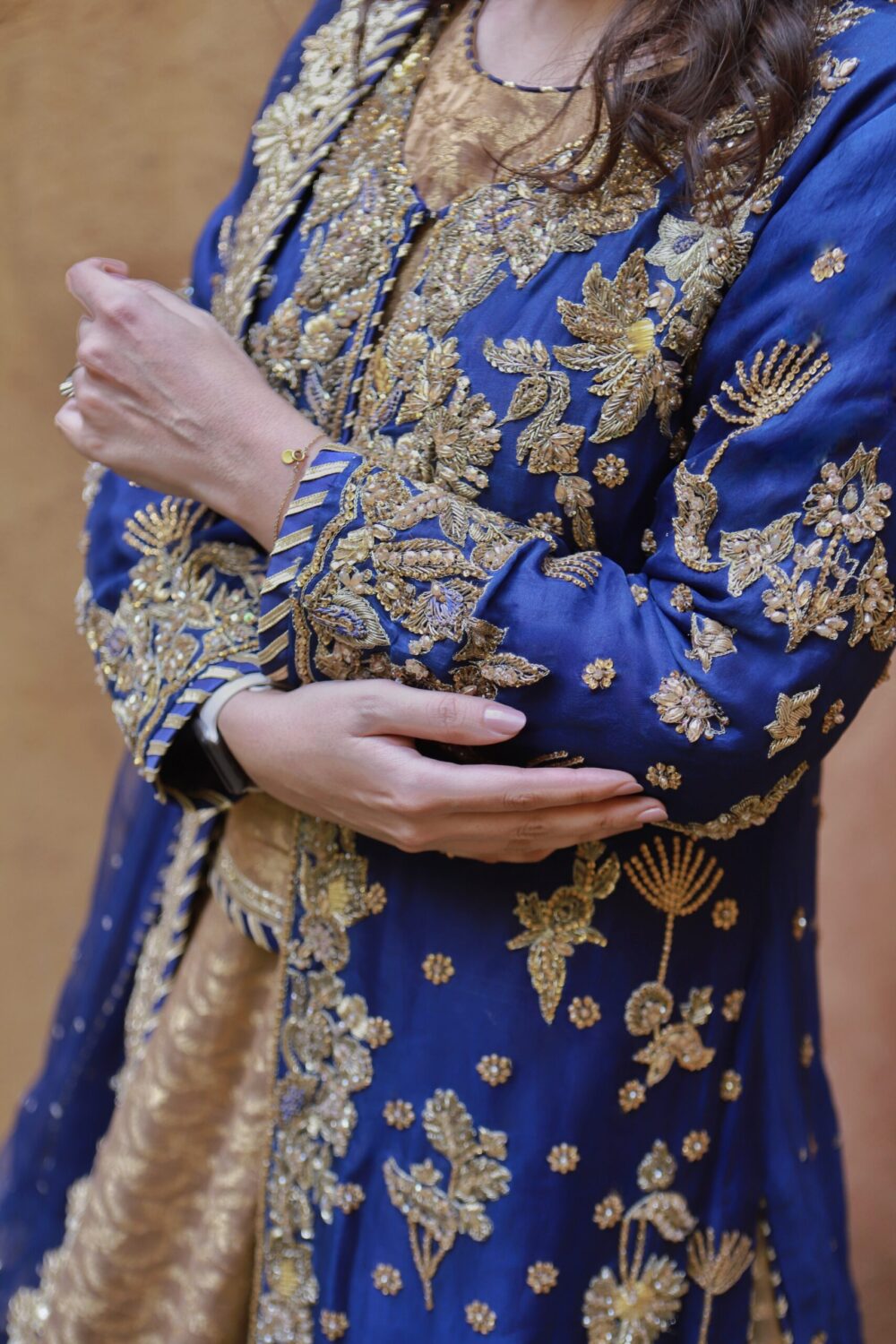 Royal Radiance – Blue Engagement Gown - Image 2