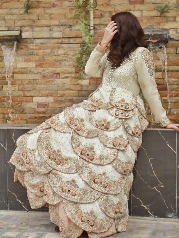 Walima Bridal Maxi – White Sunset Elegance