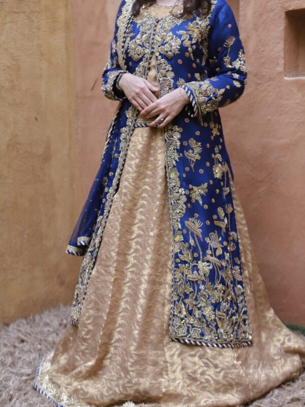 Royal Radiance – Blue Engagement Gown