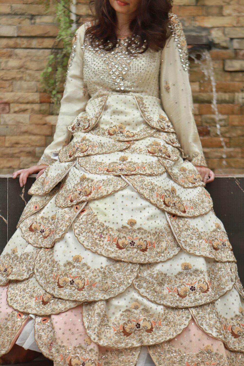Walima Bridal Maxi – White Sunset Elegance - Image 5