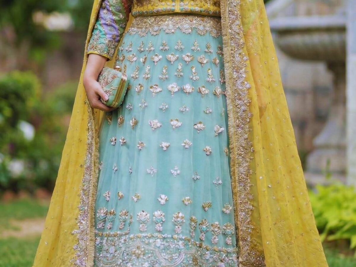 slim fit dress slacks Mehndi Green Tissue Dress – myRiti