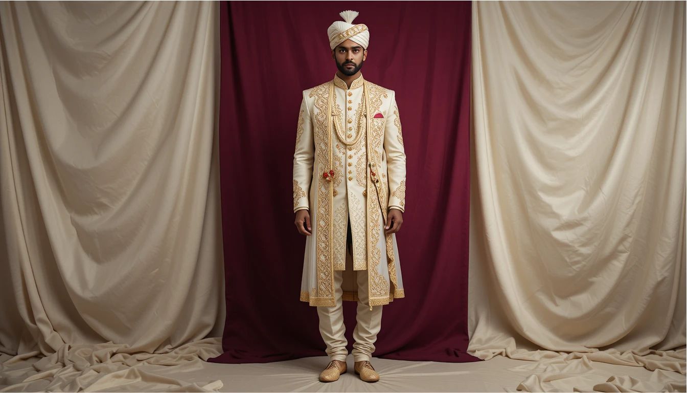 The Sherwani – A Groom’s Symbol of Heritage